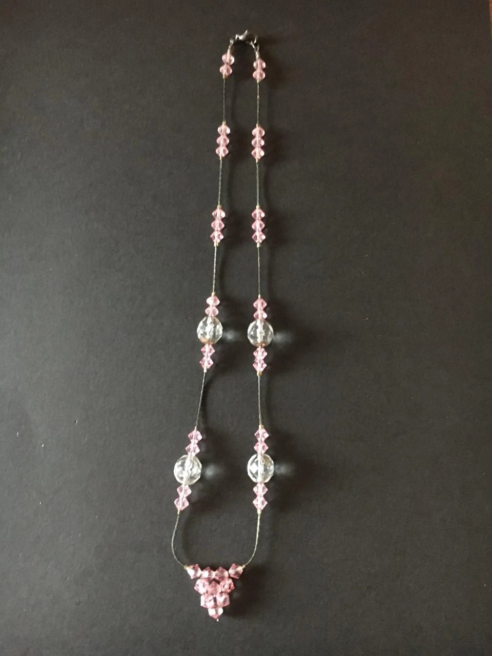 Collar necklace Halskette collar halsketting collana muince colar rose brillant – photo 2